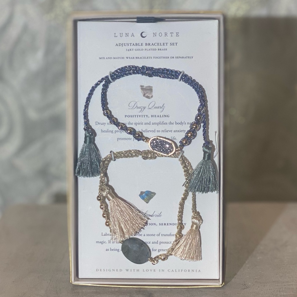 Luna Norte Druzy Quartz & Labradorite Bracelet